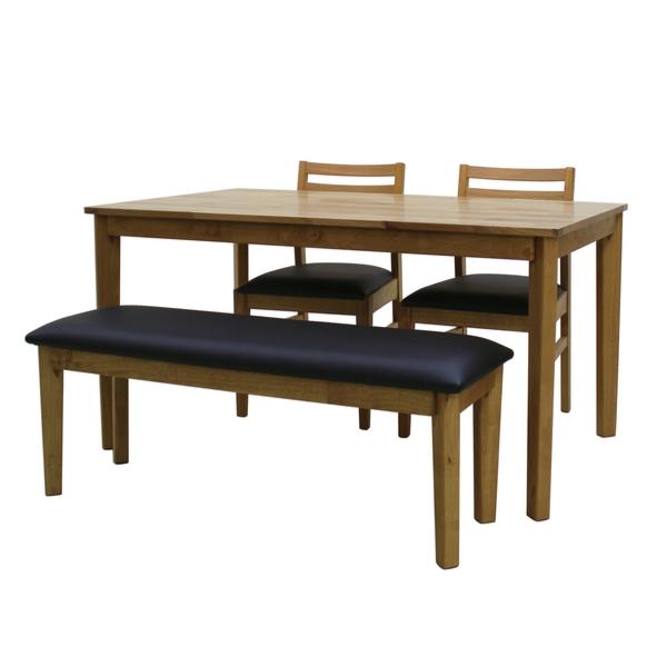 ダイニングテーブル 幅120cm オーク材 木製 天然木 ダイニング テーブル 食卓 ナチュラル （ 食卓テーブル 木製テーブル 4人掛け ）｜livingut｜04
