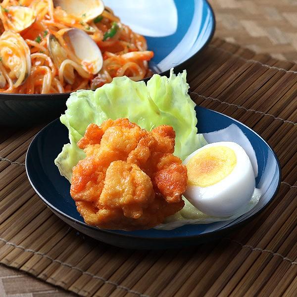 プレート 16cm 藍彩 プラスチック 皿 深皿 食器 山中塗り 日本製 同色5