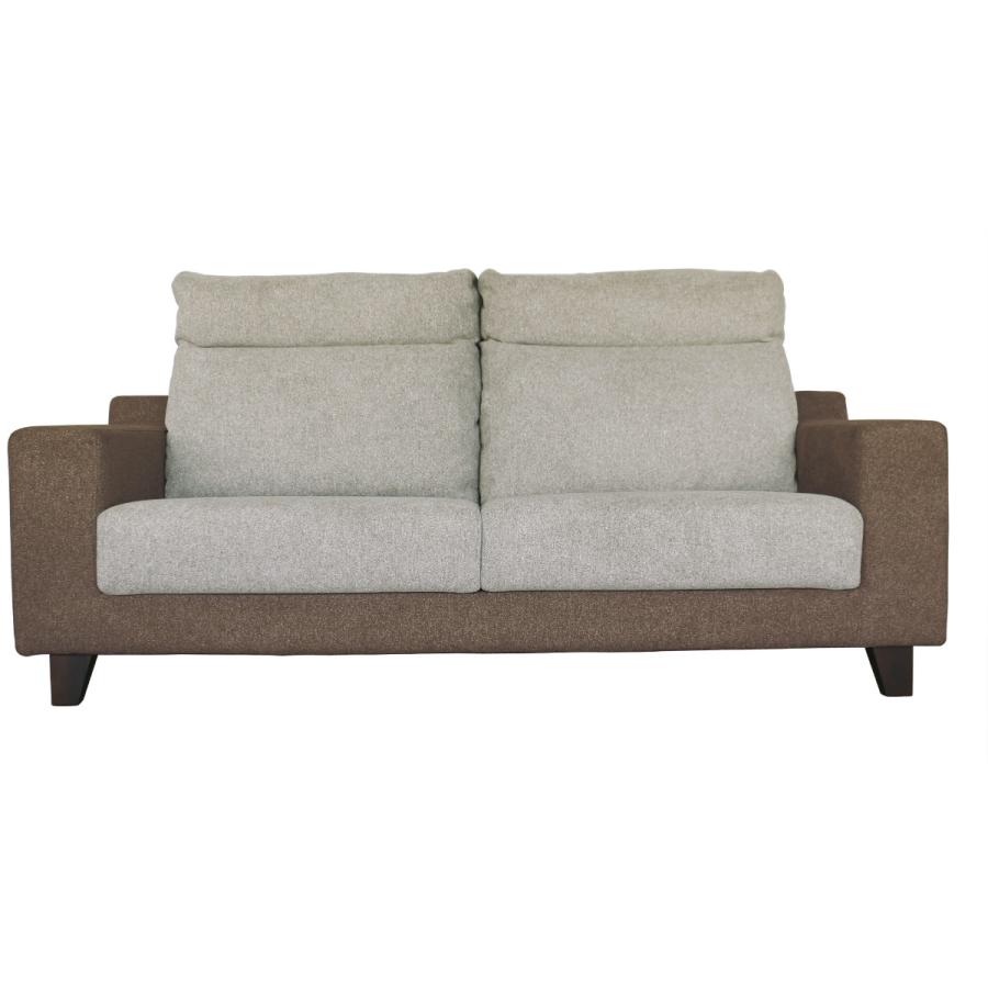 ソファ 3人掛け 幅194cm 布張り （ 開梱設置 フロアソファ リビング