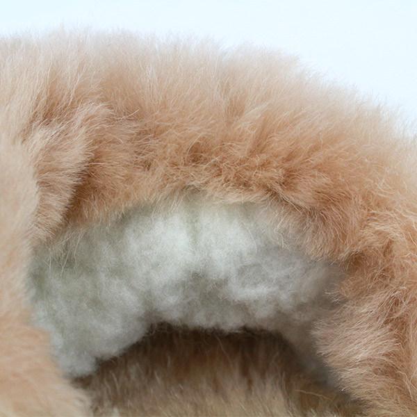 羊毛ムートンスリッパ HAGiHARA（萩原） スリッパ ムートン 羊毛皮 天然 冬 （ ムートン