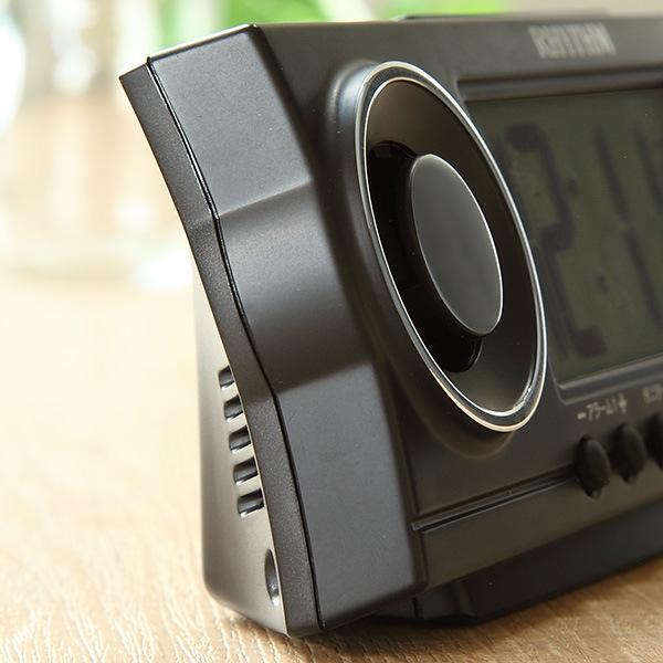 目覚まし時計 電波時計 アラーム音20種類選択機能付 フィットバトラー