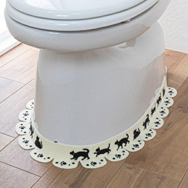 便器すきまテープ ネコ 便器 シート トイレ 床 隙間 すきま 床シート 汚れ防止 汚れ 防止 おくだけ吸着 すき間テープ すき間 消臭 壁 リビングート Paypayモール店 通販 Paypayモール