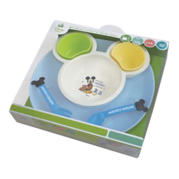 離乳食 食器 セット ミッキーマウス ワンプレート プレート付 ベビー ディズニー 日本製 食器セット ベビー食器 スプーン フォーク ミッキー リビングート ヤフー店 通販 Yahoo ショッピング