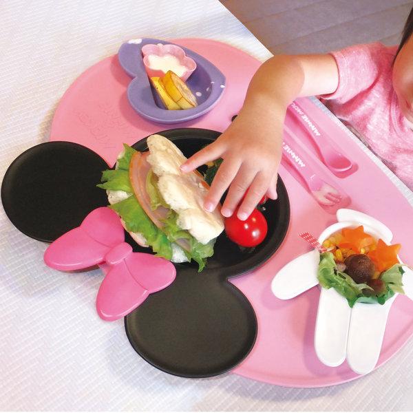 ランチプレート ベビー食器 セット ミニーマウス 食器 子供 日本製 （ 食器セット プレート スプーン フォーク 電子レンジ対応 離乳食 ディズニー ミニー ）｜livingut｜05