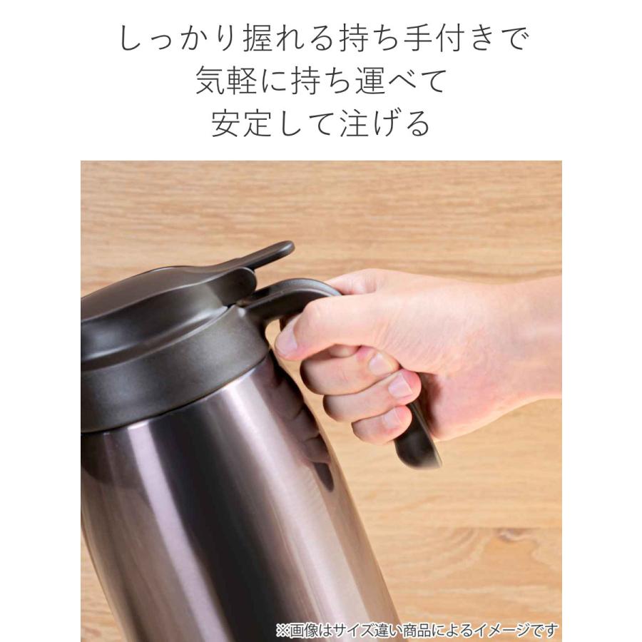 サーモス ポット 1L 保温 魔法瓶 TTB-1000 ステンレス （ thermos 卓上ポット 保冷 テーブルポット ）｜livingut｜14