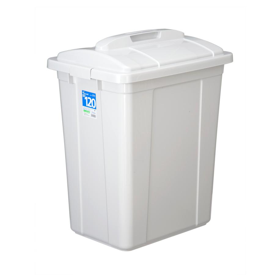 エコペール EC-120 120L グレー ゴミ箱 フタ付き エコペール EC-120