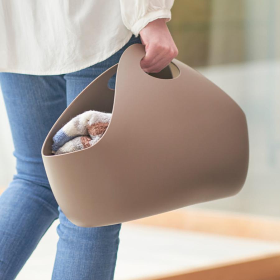 ランドリーバスケット ENOTS インテリアバッグ 洗濯かご バスケット