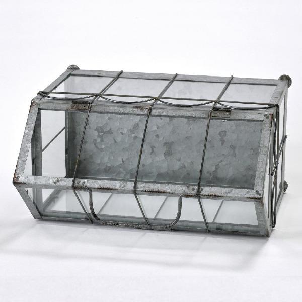 ガーデニング テラリウム 幅35×奥行18×高さ32cm Mサイズ ガラス