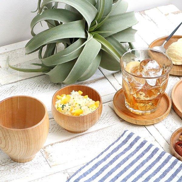 ボウル 9cm 子供用食器 Re. 皿 食器 洋食器 天然木 木製 （ 茶碗 子供