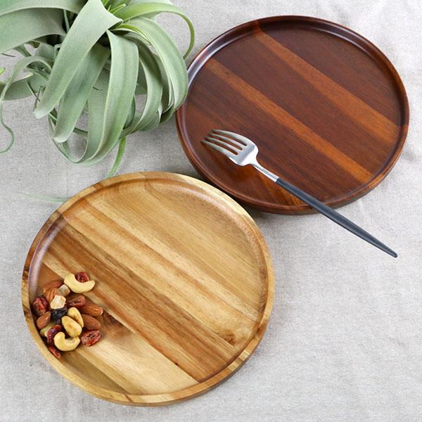 木製の丸皿 中サイズ 丸皿 大(7寸) | オンラインショップ | 生活購買店reed