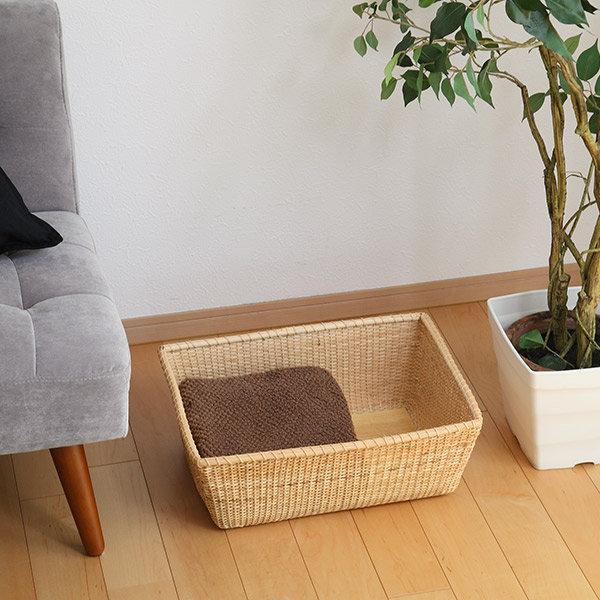 ちどり産業 バスケット 幅46×奥行34.5×高さ17.5cm 籐 ラタン ちどり産業 バスケット 幅46×奥行34.5×高さ17.5cm 籐 ラタン