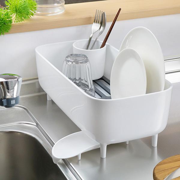 オーエ（OHE） 水切りラック 排水ノズル付き ディッシュラック