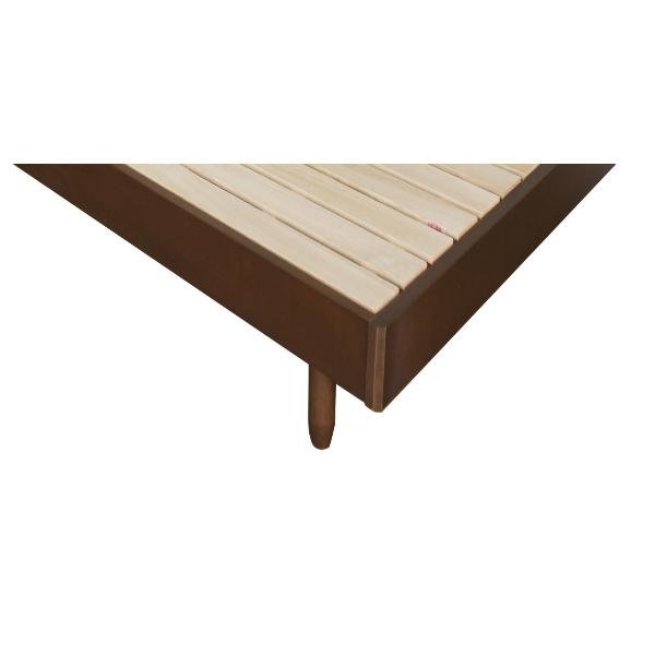 ベッド フレーム シングル すのこベッド 木製 桐 すのこ ヘッドボード 高さ調整 コンセント付き （ ベッドフレーム ベット フレームのみ シングルベッド ）｜livingut｜05