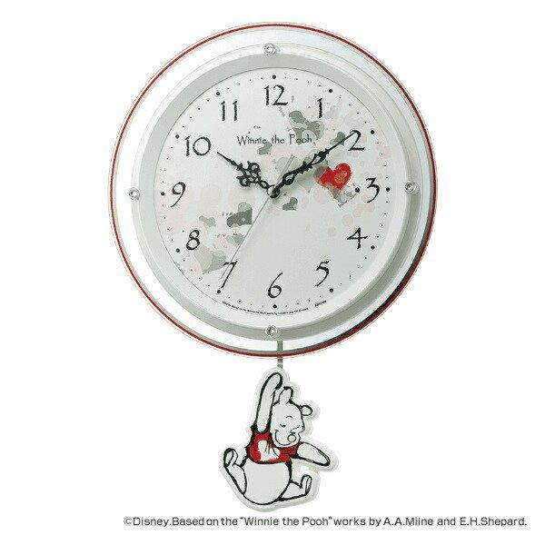 振り子時計 ディズニー くまのプーさん振り子時計 8mx407mc03 掛け時計 壁掛け時計 アナログ 電波時計 リビングート Paypayモール店 通販 Paypayモール