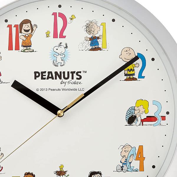 掛け時計 スヌーピー 4KG712MA19 （ 壁掛け時計 アナログ 時計