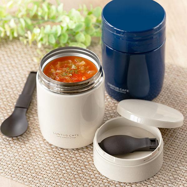 弁当箱 フードポット スープジャー ランタス スープボトル L 380ml カトラリー付き スープポット スプーン付き フードポット 保温 保冷 スープ お弁当箱 リビングート ヤフー店 通販 Yahoo ショッピング