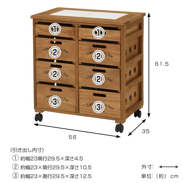 桐製マルチラック収納家具 15引出し+2扉収納 桐製マルチラック収納家具 15引出し+2扉収納