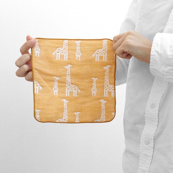 ハンカチ 20×20cm エレファントインファント ガーゼタオル ロング