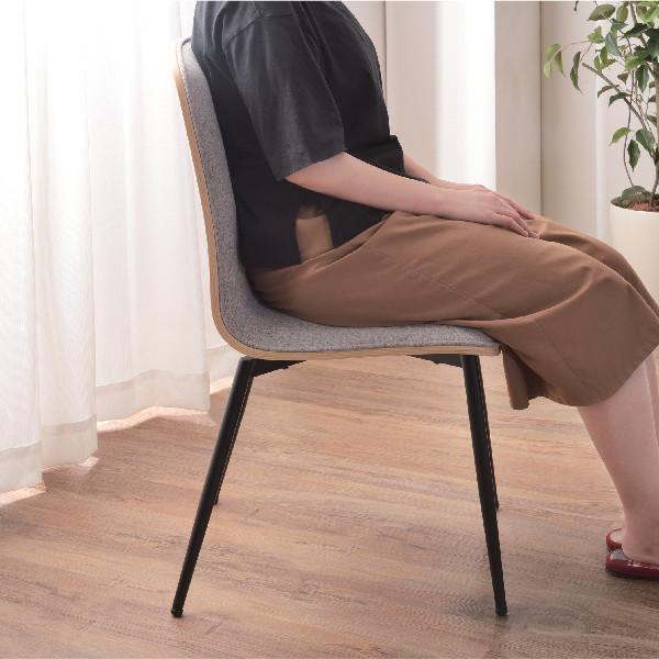 ダイニングチェア 2脚セット 座面高45cm チェア ファブリック 布 ダイニングチェア 2脚セット 座面高45cm チェア ファブリック 布