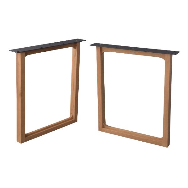 ダイニングテーブル脚 脚のみ JPT-255 ロの字脚 （ 木脚 脚 天然木