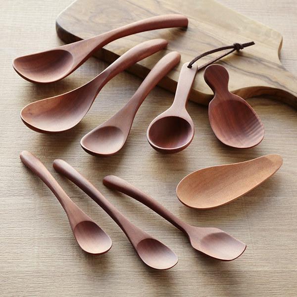 新品 SAJI サジ 天然木 カトラリーセット 4種類 合計16本 新品 SAJI