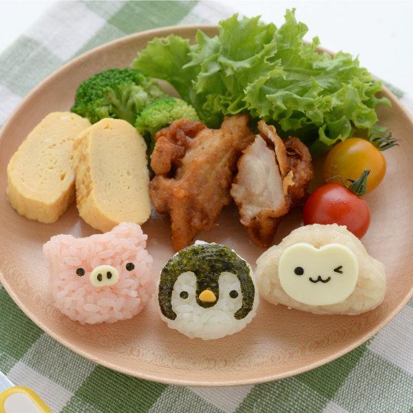 おにぎり型 お弁当グッズ 海苔カッター パンダのこむすび動物園 おむすび型 動物 どうぶつ アニマル リビングート ヤフー店 通販 Yahoo ショッピング
