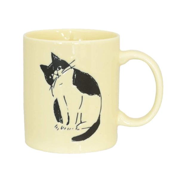 マグカップ 300ml CATs Whiskers 食器 コップ 磁器 日本製 （ 食洗機