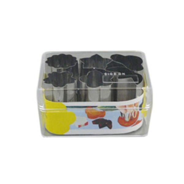 野菜抜き型 小 6個入り （ 型抜き 抜型 抜き型 ぬきがた ステンレス製