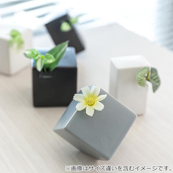 花瓶 陶器 フラワーベース スクエア Block 5.7cm ( 花びん 花器 花瓶 陶器 フラワーベース スクエア Block 5.7cm ( 花びん 花器