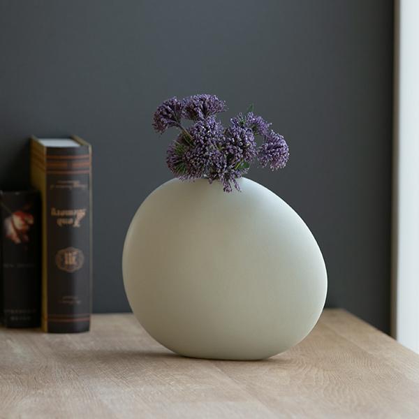 花瓶 陶器 フラワーベース スリムS ASH 幅19×奥行6.5×高さ17cm 花瓶 陶器 フラワーベース スリムS ASH 幅19×奥行6.5×高さ17cm