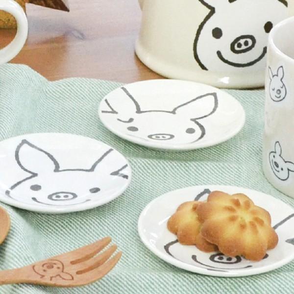 れおぽん様 お皿＆マグ プレート 8cm ラッキーピッグホーム LuckyPig home 皿 食器 陶磁器