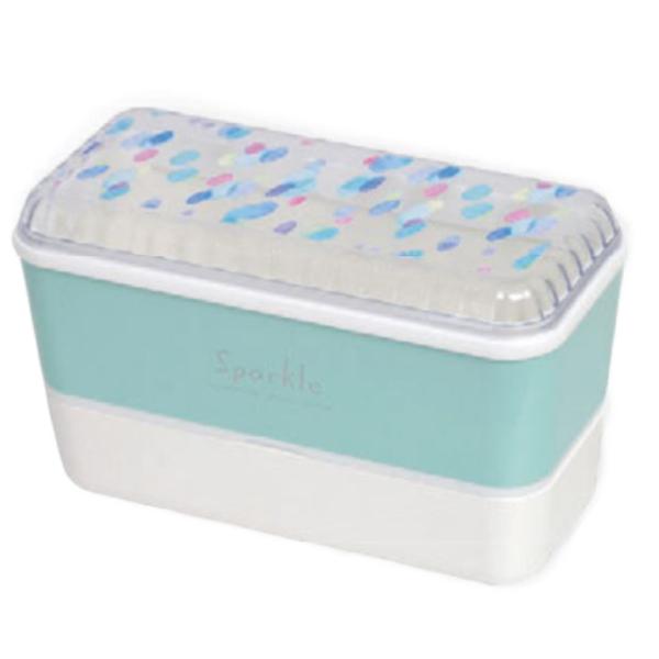 お弁当箱 2段 Sparkle 長角ランチボックス 730ml ( 弁当箱 お弁当箱 2段 Sparkle 長角ランチボックス 730ml ( 弁当箱