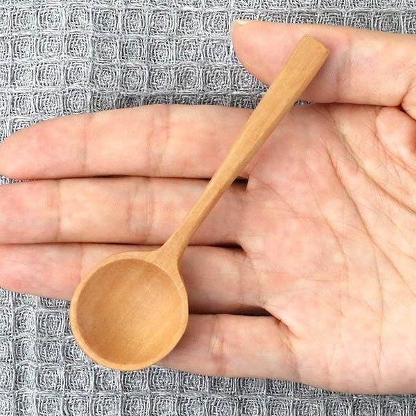 スプーン 10cm nature ナチュレ シュガースプーン 天然木 木製 サオ
