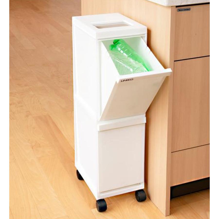 TONBO（新輝合成） ゴミ箱 分別 20L 2段 ユニード スリムペール