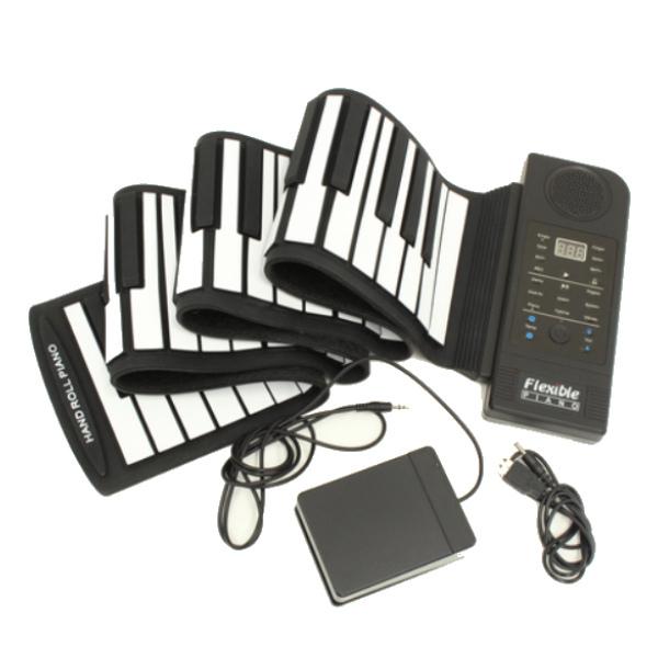 ピアノ 電子ピアノ コンパクト 88鍵盤 ロールアップピアノ （ ロール 