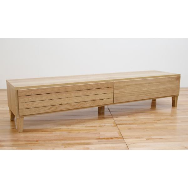 丸田木工 テレビ台 ローボード 北欧風 天然木無垢材 Fente 幅180cm