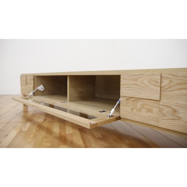 丸田木工 テレビ台 ローボード 北欧風 天然木無垢材 Bonny 幅180cm