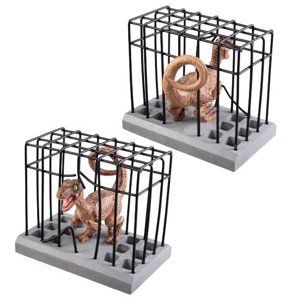 ペン立て ステーショナリースタンド ケージステーショナリースタンド CAGE STATIONERY STAND 恐竜 （ ペンスタンド ペンホルダー ペン差し ダイナソー ）｜livingut｜11