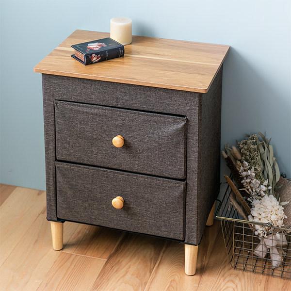アンファンス 収納ケース ファブリックチェスト 幅48×奥行32×高さ62cm