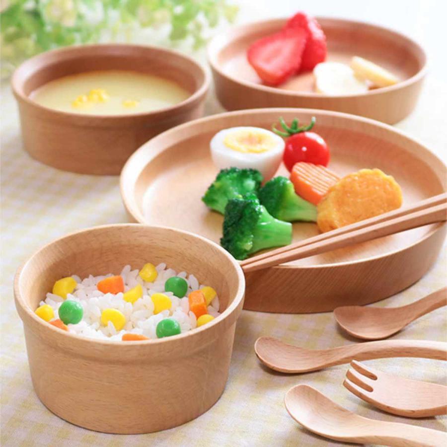 子供用食器 9点セット GRANDek SUNSHINE 木製 天然木 ビーチ ギフトセット （ 食器セット 子供用 ベビー 木 お食い初め 食器 セット 皿 ）｜livingut｜13