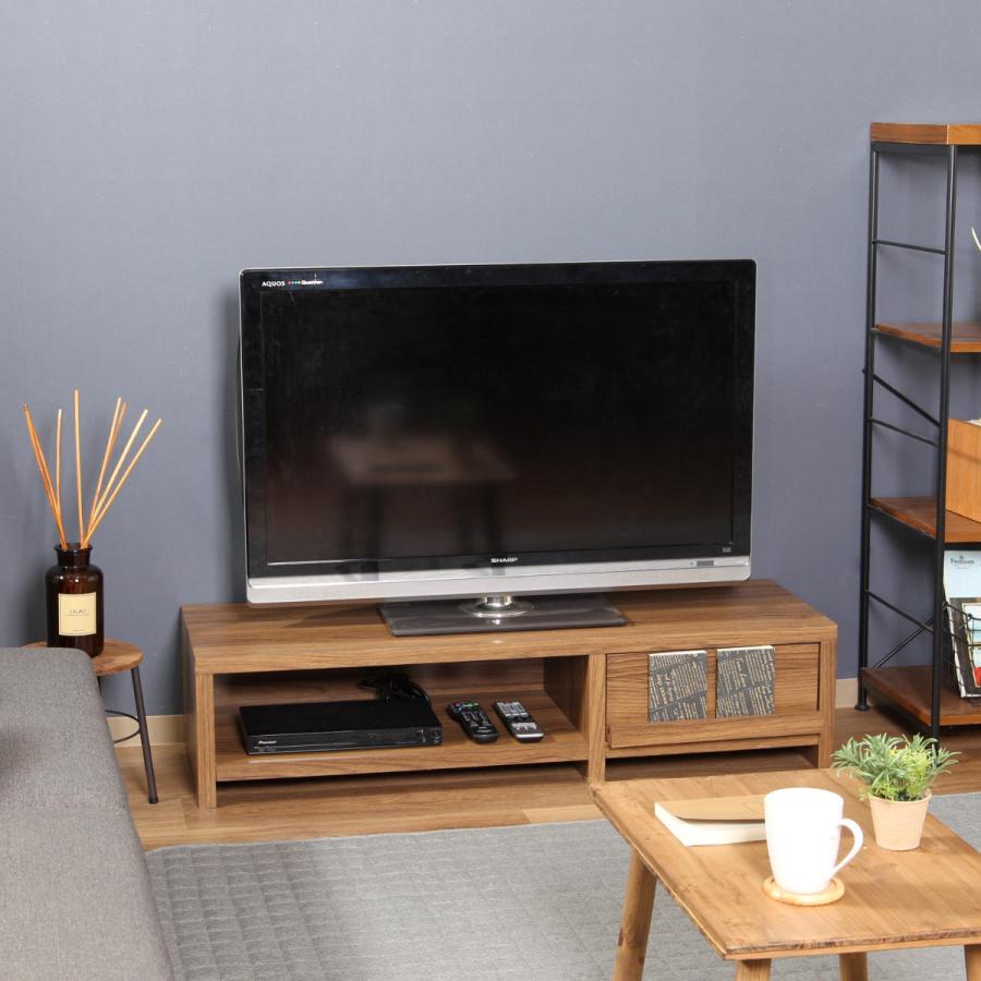 木目調テレビ台 幅120cm シンプルデザイン 不二貿易（Fuji Boeki） テレビ台 幅120cm ローボード 木目調 シンプル