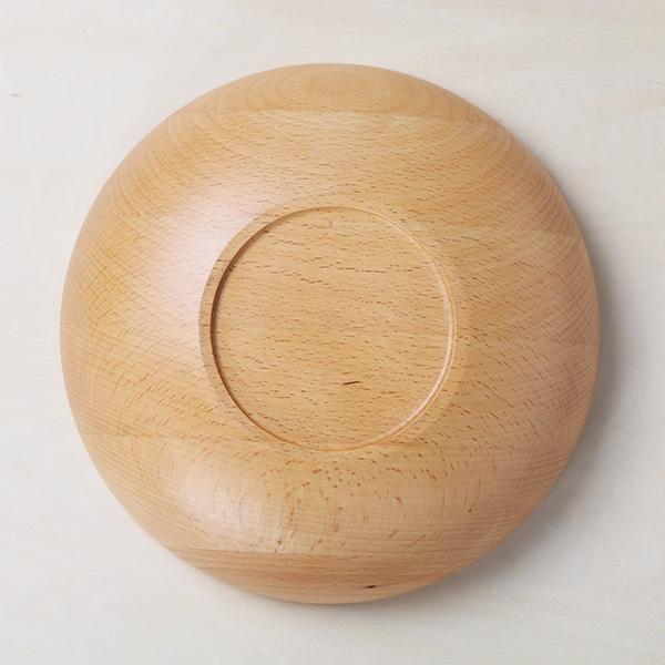 ボウル 23cm L サラダボウル 木製 皿 食器 洋食器 天然木 ビーチ （ 大
