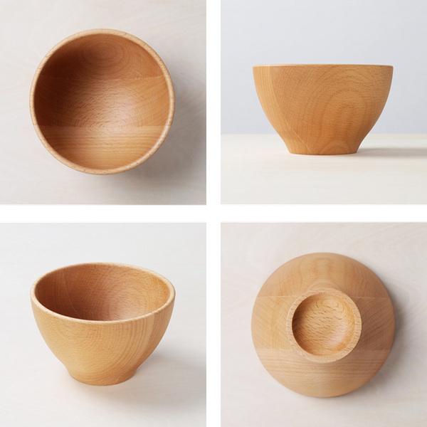 飯椀 260ml ライスボウル 木製 皿 食器 洋食器 天然木 ビーチ （ 茶碗