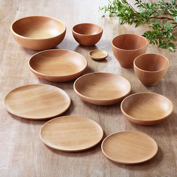 プレート 18cm S プレートディッシュ 木製 皿 食器 洋食器 天然木