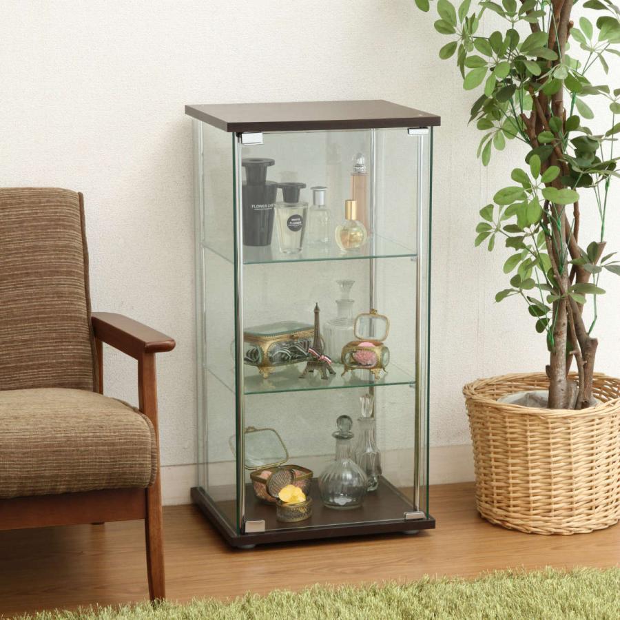 不二貿易 ショーケース 幅42.5cm 3段 コレクションケース ガラス 不二貿易 ショーケース 幅42.5cm 3段 コレクションケース ガラス