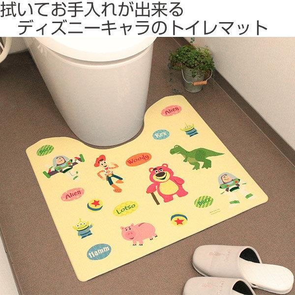 トイレマット 55×60ｃｍ 拭ける ディズニー 拭いてお手入れするマット トイストーリー （ ウッディ バズライトイヤー キャラクター マット PVC ）｜livingut｜02