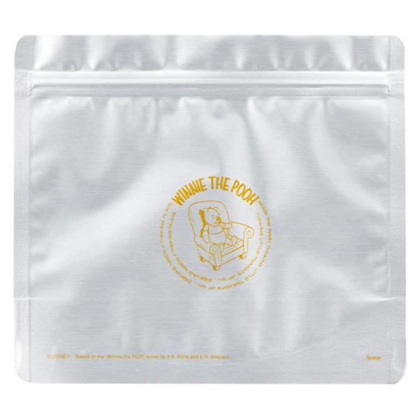 保存袋 5枚入り アルミチャック袋 くまのプーさん 小分け袋 チャック付き袋 ジッパー袋 食品保存 食品保存袋 保存 袋 アルミ袋 アルミ マチ付き 冷凍 リビングート Paypayモール店 通販 Paypayモール