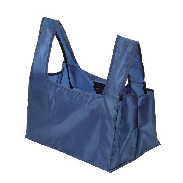 エコバッグ 底が広いエコバッグ マルチェ フック付き 折りたたみ