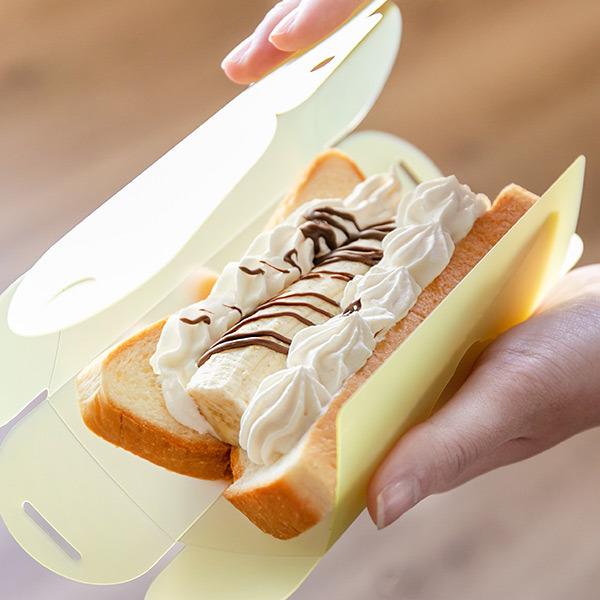 サンドイッチケース 弁当箱 折りたたみ 折るサンド 3個入 （ サンドウィッチケース サンドイッチメーカー サンドイッチ サンドウィッチ ケース 日本製 ） | ミディアム | 12
