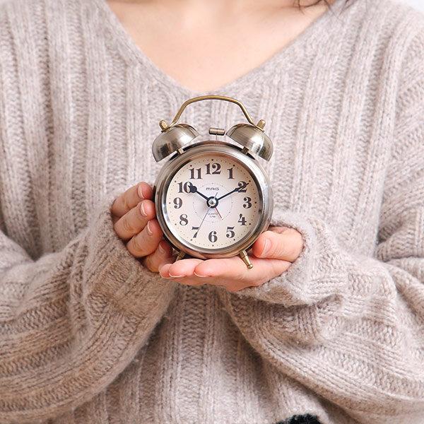 目覚まし時計 置き時計 ツインベルアラームクロック （ 目覚し時計